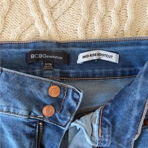 BCBGeneration Women's Bootcut Jeans - Classic Blue